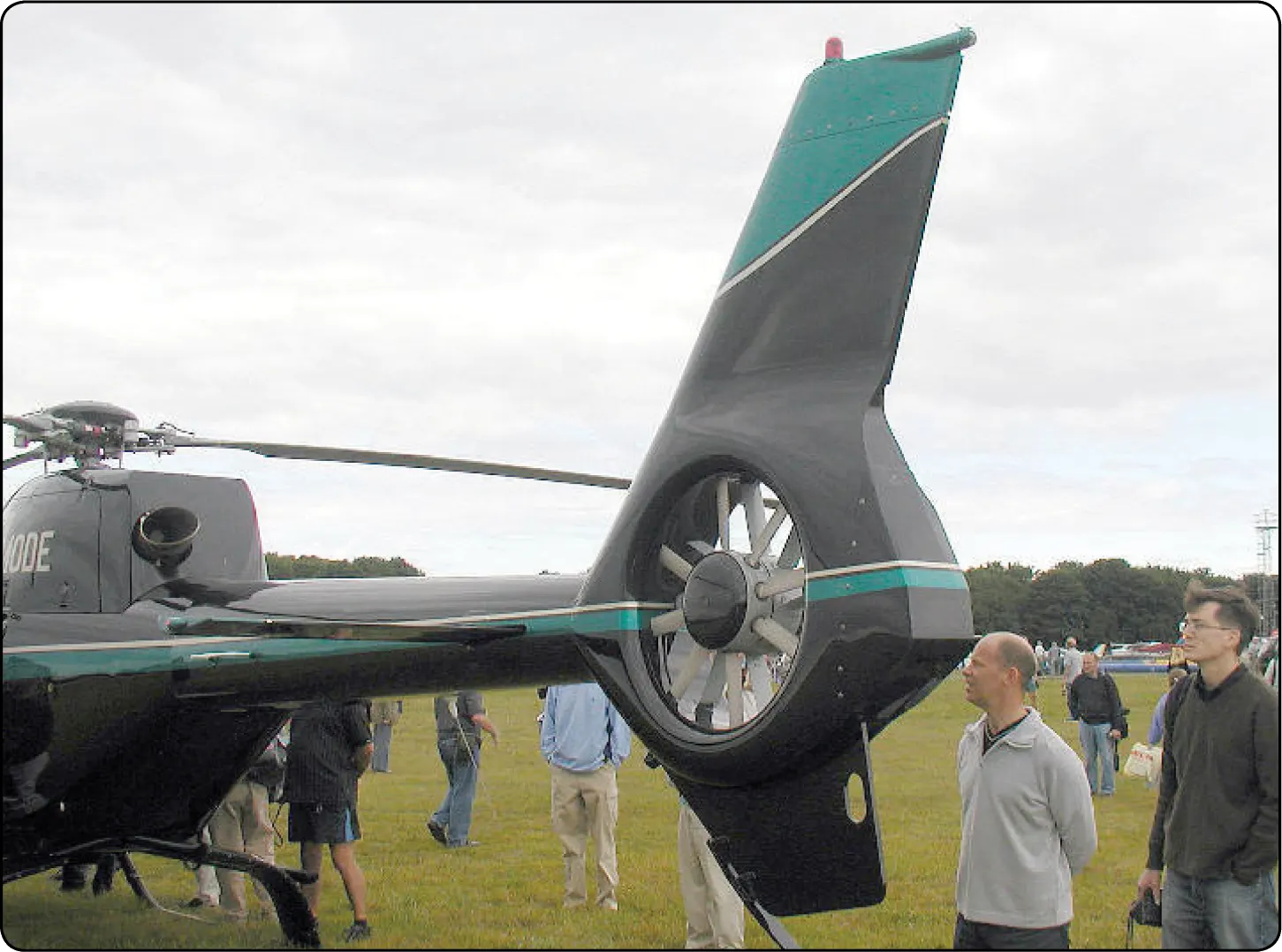 Helicopter Fenestron or “fan-in-tail” antitorque system