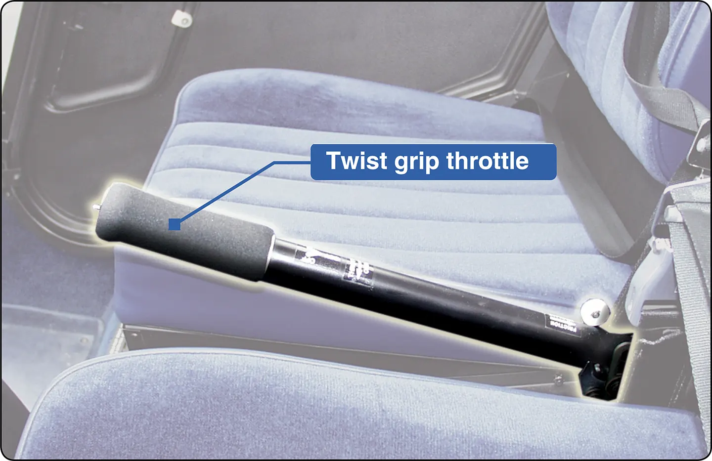 Helicopter twist grip throttle