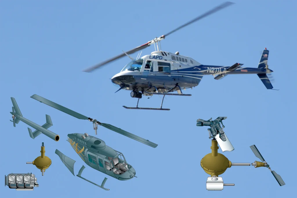 Helicopter Components, Sections, and Systems