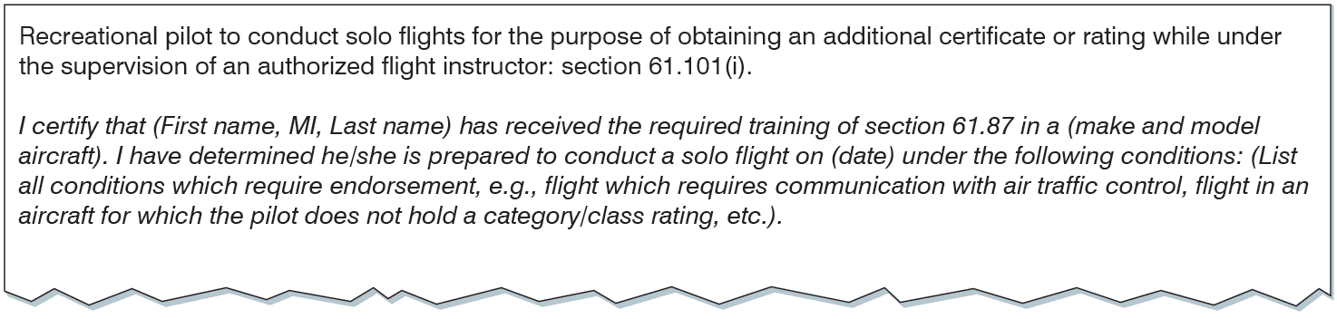 Pilot Certifications