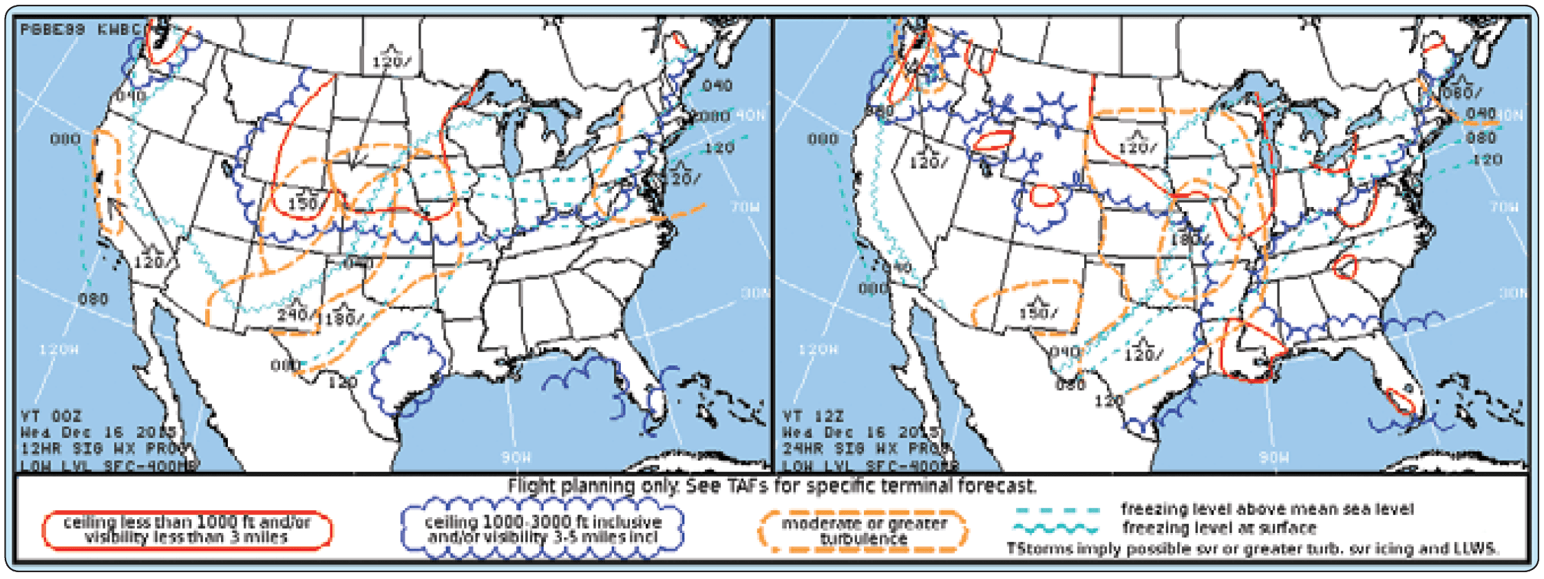 Aviation Weather Charts