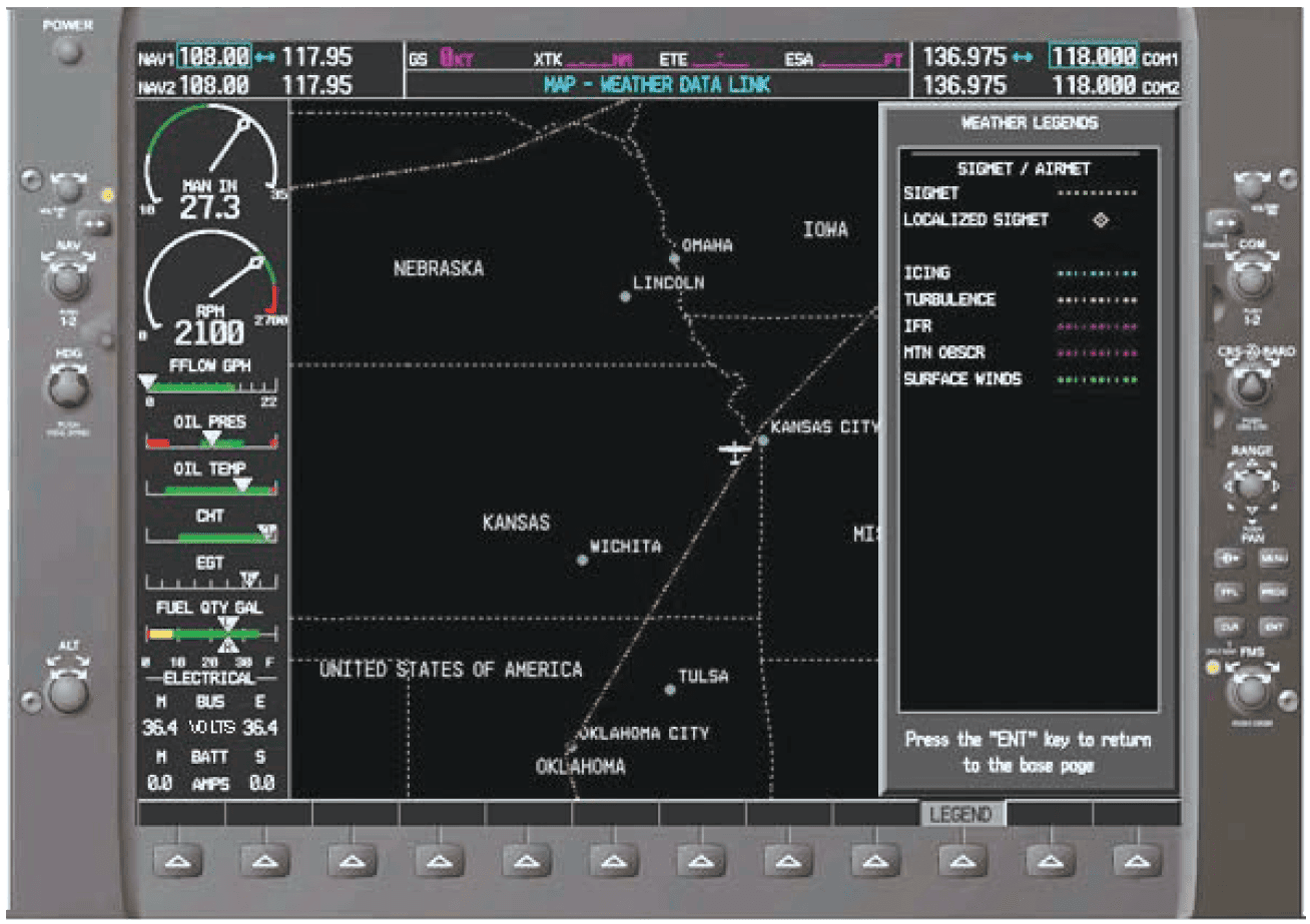 Electronic Flight Displays (EFD) /Multi-Function Display (MFD) Weather