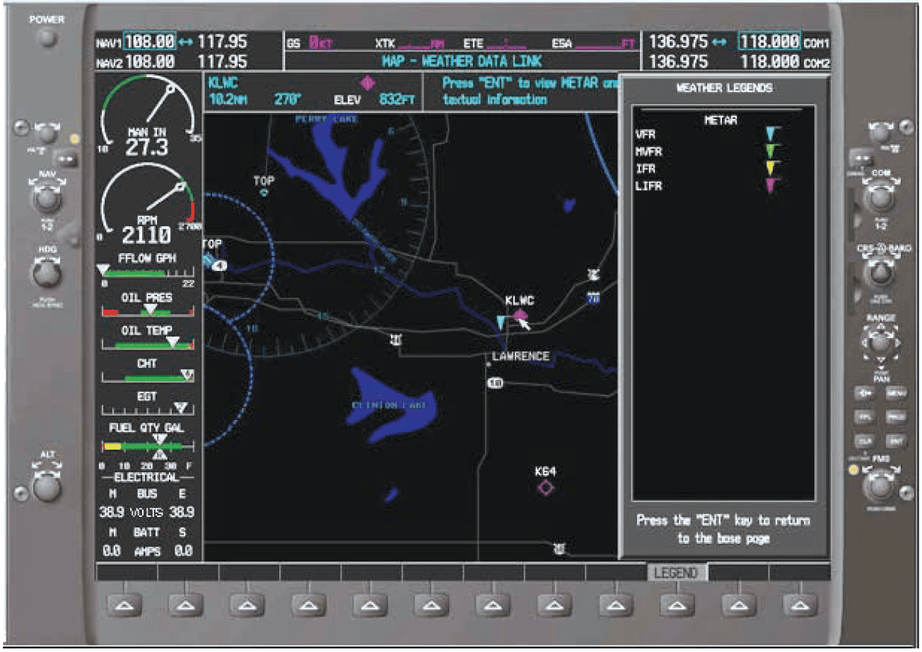 Electronic Flight Displays (EFD) /Multi-Function Display (MFD) Weather