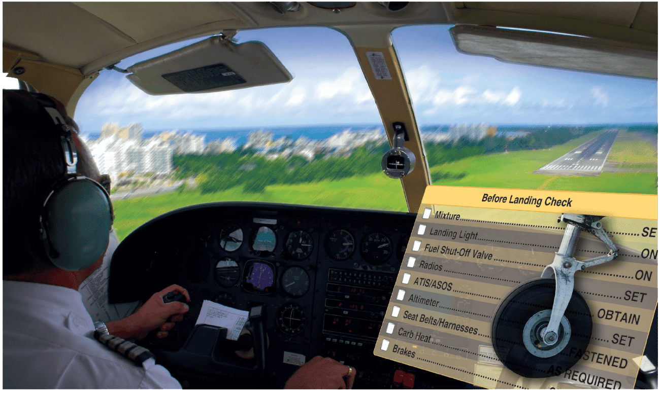 A pilot is required to perform several tasks at once during approaches and landings Aviation instructor, learning process