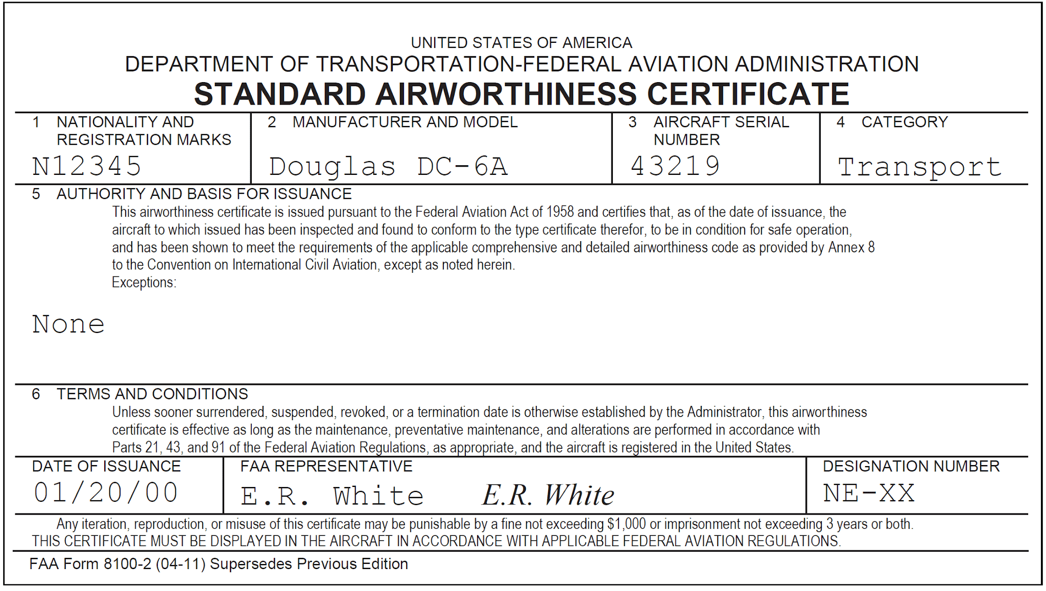 Aircraft Documents