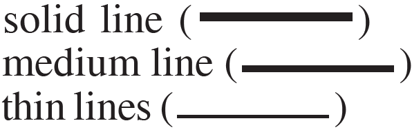 Intersections, fixes, radials, and course lines Aircraft instrument approach lines